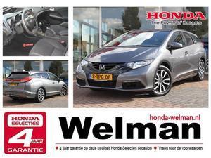 Honda Civic Tourer 1.6i DTEC COMFORT Navigatie Business uitvoering, Nieuwstaat