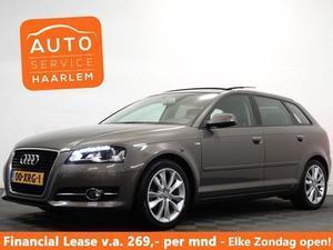 Audi A3 Sportback 1.4 TFSI S-TRONIC PRO LINE S , Vol leer, Panoramadak, Navi, Xenon