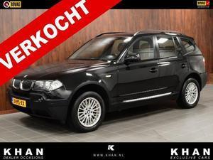 BMW X3 2.0D EXECUTIVE voll leer navi lichtsens regensens airco cruise LM17inch  elektr pakket bluetooth axi