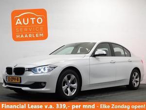 BMW 3-serie 320I EFFICIENTDYNAMICS HIGH EXECUTIVE , Vol zwart sportleer, Xenon, lmv