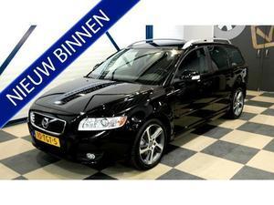 Volvo V50 bjr 2012 D2 84kW 114pk 6-bak LIMITED SPORT CLIMA   CRUISE   NAVI RTI   LEER   STOELVERWARMING   LED