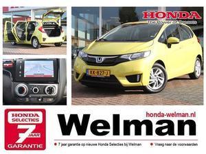 Honda Jazz 1.3i VTEC Automaat COMFORT Navigatie Demonstratie auto!!!! Atract Yellow
