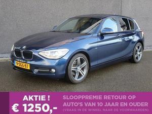 BMW 1-serie 116D EDE 5DRS HIGH EXECUTIVE NAVI,XENON,LEDER,SPORTSTOELEN