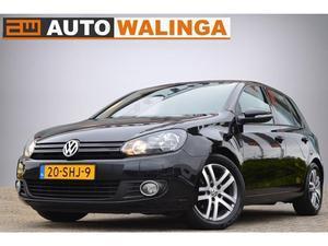 Volkswagen Golf 1.2 TSI 105pk 6-Bak Executive High NL Auto, Dealeronderhouden, Clima, Cruise, Lmv, Nette auto, Zwart