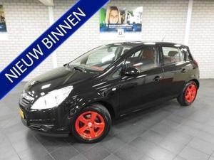 Opel Corsa 1.2-16V EDITION, Geïntegreed fietsenrek, rood interieur