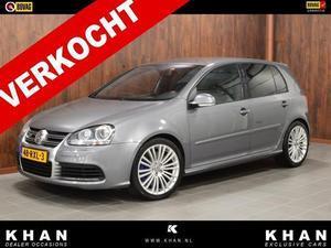 Volkswagen Golf 3.2 R32 automaat DSG voll leer stoelverw sport st sport onderst sportuitl flippers lichtsens regense