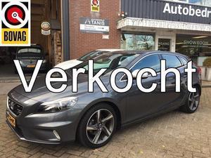 Volvo V40 1.6 D2 R-DESIGN 14% BIJTELLING-NAVI-LEDER-PDC-ECC-LMV-CRUISE CONTROL