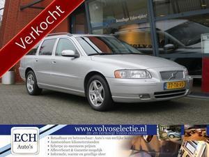 Volvo V70 _VERKOCHT_ D5 185pk Editon Classic, Leer, Navi, Xenon, Stoelverwarming