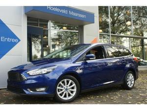 Ford Focus Wagon 1.0 ECOBOOST 125PK TITANIUM RIJKLAAR | NAVI | CLIMA | CRUISE | PDC | PRIVACY GLASS | 16``LM