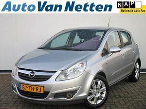 Opel Corsa 1.2-16V 80pk AUTOMAAT,COSMO uitv., 5 Deurs,1 2 Leder,Gr.navi,Airco,PDC,Lmv,trekhaak!