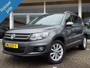 Volkswagen Tiguan 1.4 TSI 160 pk Sport&Style | Navi  RNS510  | Zwart Leder | Standkachel | Bluetooth carkit en Audio |