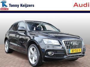 Audi Q5 2.0 TDI QUATTRO ORIGINELE S-LINE 2x S-Line Navigatie Leer Clima Trekhaak Xenon 20`LM 170Pk! Zondag A