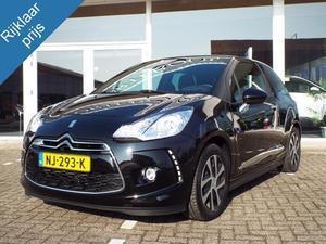 Citroen DS3 1.2 82 pk PureTech Chic | Navi | Bluetooth Carkit en audio | ECC | PDC | Regen- en lichtsensor | Cru