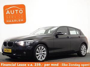 BMW 1-serie 118D 143pk Aut8, Sport uitv, Vol leer, NaviPro, ECC, LMV