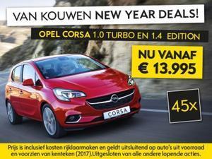 Opel Corsa 5 DRS 1.4 EDITION 2017 € 3.550 KORTING !!!