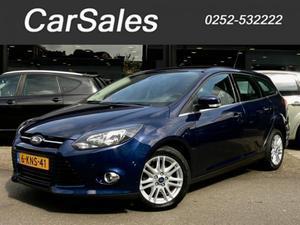 Ford Focus Wagon 1.6 TDCI ECONETIC TITANIUM LEDER NAVI AIRCO PARK PILOT LMV TREKHAAK .