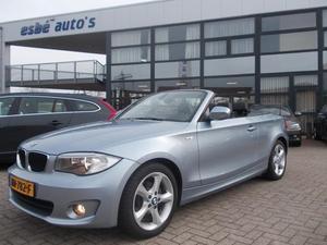 BMW 1-serie Cabrio 118D High Executive Navigatie Leer Sportstoelen Harman Kardon Windscherm Rijklaar