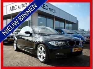 BMW 1-serie Cabrio 118I HIGH EXECUTIVE Leder Interieur Navigatie Xenon 6 Maanden BOVAG Garantie