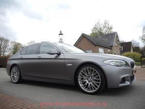 BMW 5-serie 535D *!*FROZEN GREY*!*M-PAKKET SCHUIFDAK MEMORY CAMERA*!* M550D