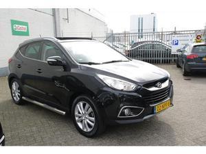 Hyundai iX35 2.0I 4WD I-CATCHER,SIDE BARS,ACHTERUITRIJCAMERA,NAVIGATIE,LEDER,SCHUIF KANTELDAK,2 SETS LM WIELEN ME