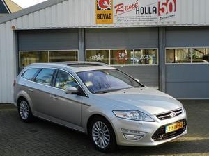 Ford Mondeo Wagon 1.6 TDCI ECONETIC LEASE PLATINUM Leer alcantara Navi 17`LM Schuif kanteldak PDC v a