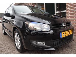 Volkswagen Polo 1.4-16V 63kw 86pk DSG COMFORTLINE Airco Leer Cruise Control Navigatie 5drs.