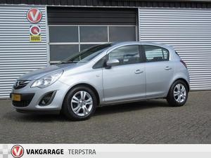 Opel Corsa 1.3 CDTI ECOFLEX S S ANNIVERSARY EDITION  96pk  Airco  Cruise  Half leder  PDC  LMV  Mistl.  Multi.