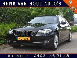 BMW 5-serie Touring 525D HIGH EXECUTIVE AUTOMAAT | PANO-DAK | GR.NAVI | XENON | DVD