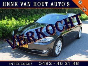 BMW 5-serie Touring 520D UPGRADE EDITION AUTOMAAT | CLIMA | LMV | LEDER | NAVIGATIE | VERKOCHT