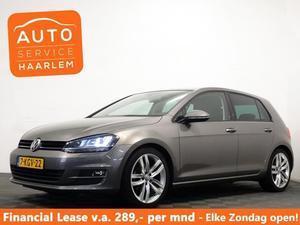 Volkswagen Golf 1.4 TSI ACT 141pk DSG7 HIGHLINE , Vol leer, Xenon, Navi, FULL!