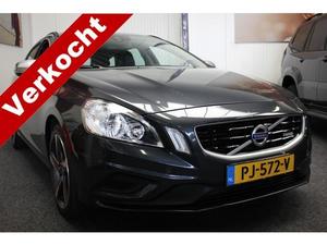 Volvo V60 2.0 D3 R-Design LEDER NAVI AFN. TREKHAAK CRUISE CONTROL PDC TEL NIEUW STAAT !!