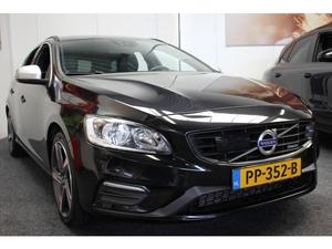 Volvo V60 2.4 D5 R-Design 215 PK ADAP. CRUISE CONTROL LEDER NAVI AFN. TREKHAAK NIEUW STAAT !!