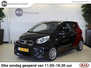 Kia Picanto 1.0 CVVT DYNAMICLINE *EX DEMO* * UNIEKE 3 DEURS INCL. SIDESKIRTS UITLAATSIERSTUK SPOILER 15 INCH LM