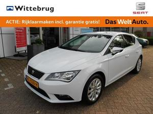 Seat Leon 1.4 TSI STYLE CONNECT 150 PK Wit Metallic!