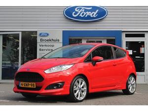 Ford Fiesta 1.0EB 125PK SPORT | 17` LMV | CRUISE | CLIMA | NAVI | VOORRUITVERW. | PRIVACY | RACE RED