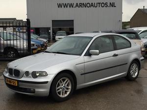 BMW 3-serie Compact 318TD COMFORT LINE, AIRCO, CRUISE CONTROL, NAVIGATIE, CENT-VERGRENDELING, RADIO-CD, LM-VELGE
